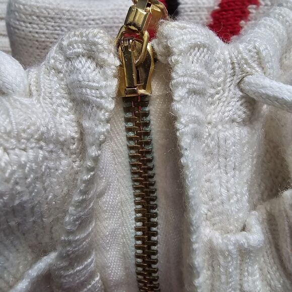 Gianfranco Ferré Vintage Fair Isle Aztec Heavyweight Hooded Full Zip Sweater - Picture 16 of 16